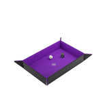 Magnetic Dice Tray - Take Control of Your Roll! Compact and Versatile Dice Tray for Tabletop Games and Board Games, Rectangular Shape, Black/Purple Color, Made by Gamegenic