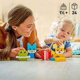 LEGO DUPLO My First 3 in 1 Creative Cute Pets Building Toy for Toddlers - Pretend Play Set for Boys & Girls, Ages 1.5+ - Learning & Education Toy for Preschoolers - Gift Idea for Birthdays - 10477