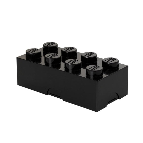LEGO 8-Stud Small Classic Lunch Box - Black (7.8 x 3.9 x 2.9)