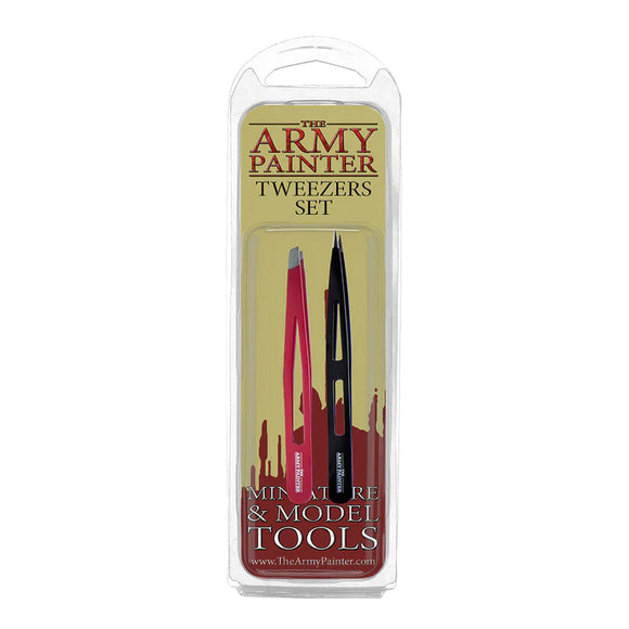 The Army Painter 2-Piece Precision Tweezers Set of Slant & Pointy Tweezers