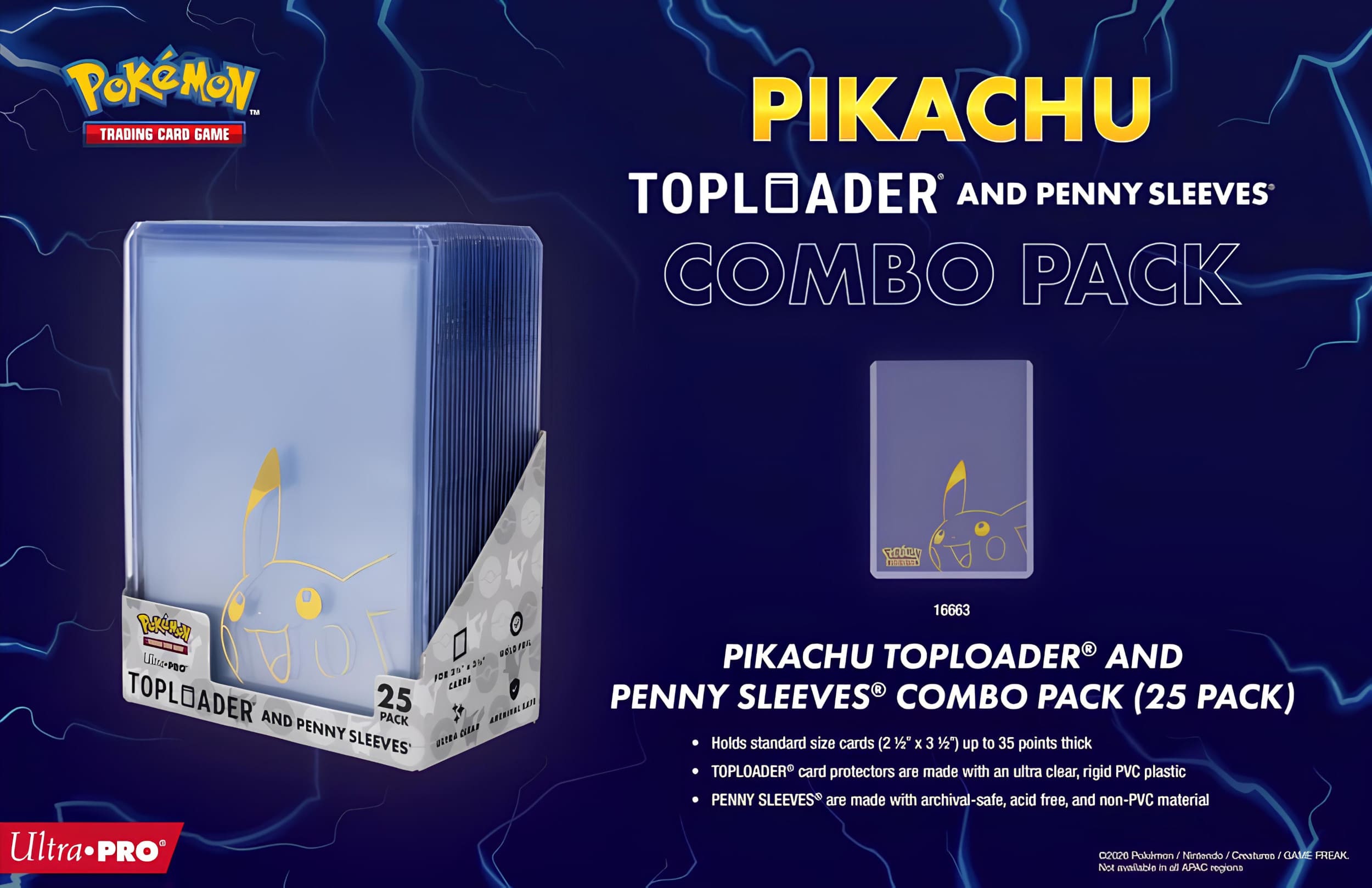 Top Loader Combo Pokemon Foil Pikachu – Spieda Games