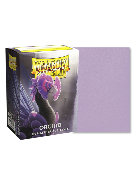 Dragon Shield Dual Sleeves: Matte Orchid (Box of 100)