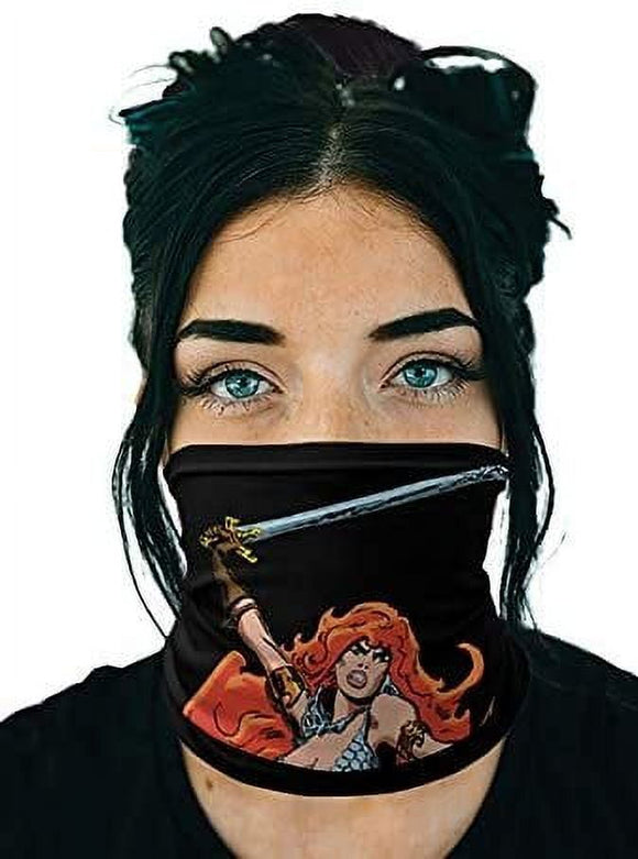Red Sonja Dynamite's Mask Neck Gaiter