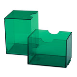 Dragon Shield Deckbox: 100+ Strongbox- Clear Green