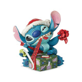 Jim Shore Disney Traditions Santa Stitch Wrapping Present Figurine 6002833 New
