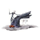 Nightmare Before Christmas Levitation Zero and Jack Skellington Grand Jester Studio Statue