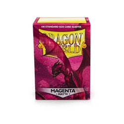 Dragon Shield Sleeves: Matte Magenta (Box Of 100)