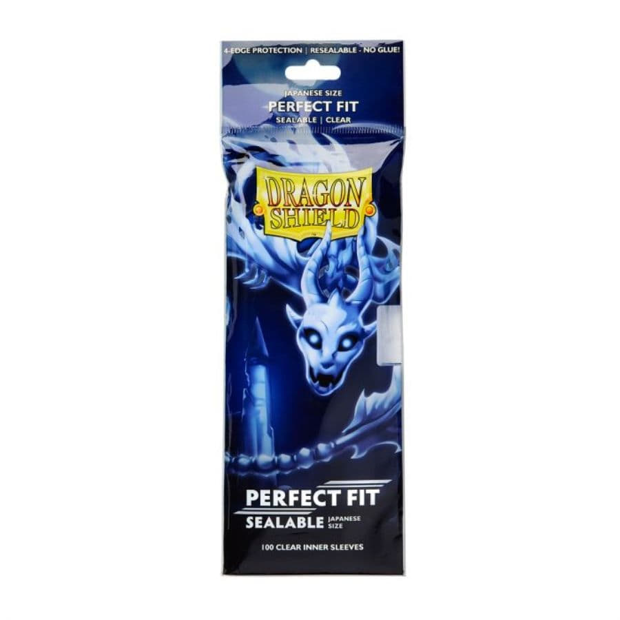 Dragon Shield: Perfect Fit Japanese Sealable 100Ct - Clear