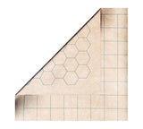 Chessex: Reversible Battlemat 1 Inch Squares  1 Inch Hexes