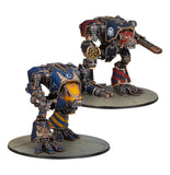Warhammer: Legion Imperialis -  Warhound Titans with Ursus Claws and Melta Lances