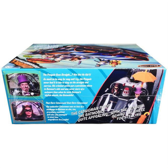 Polar Lights 998 1/25 1966 Batmobile w/Catwoman & Penguin Figures Plastic Model