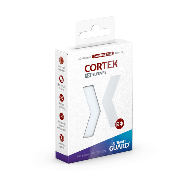 Cortex Japanese Size Matte Card Sleeves (Ideal Fit/Transparent)