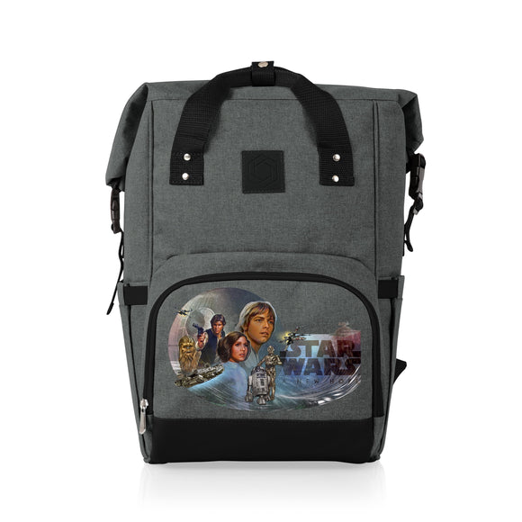 ONIVA Star Wars Celebration - On The Go Roll-Top Cooler Backpack, Heathered Gray