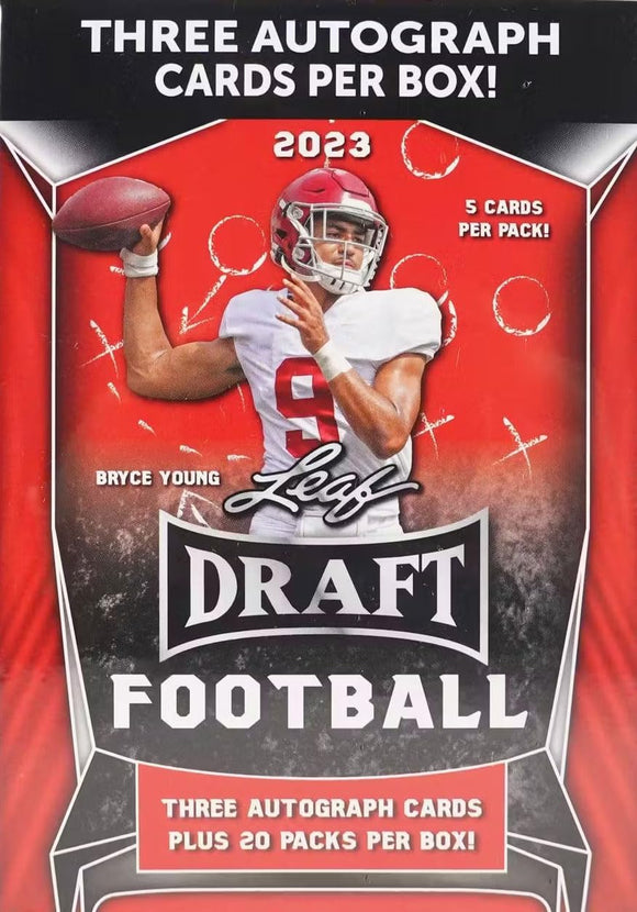 2023 Leaf Draft Football Hobby Blaster