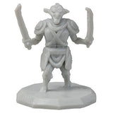 8 Paintable Fantasy Goblin Mini Figures- All Unique Designs- 1" Hex-Sized Compatible with DND Dungeons and Dragons & Pathfinder and All RPG Tabletop Games