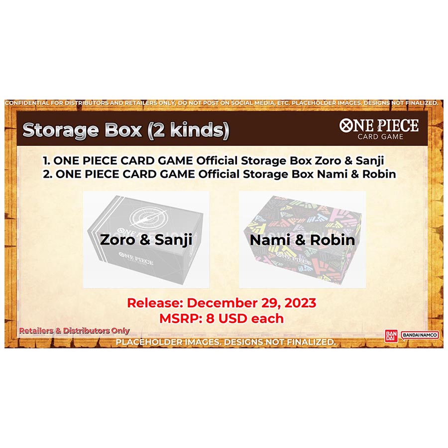 One Piece: Storage Box - Zoro and Sanji