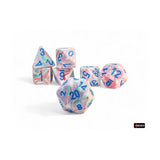 Chessex: Festive Mega-Hedral Pop Art/Blue 7-Die Set