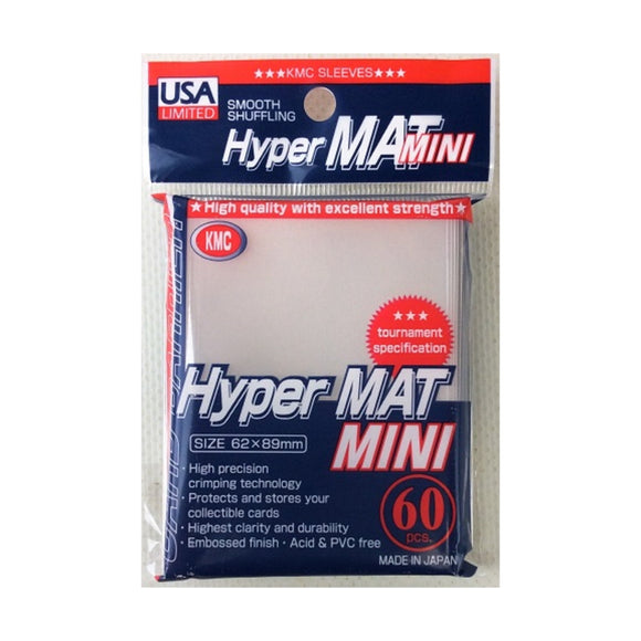 Mini Hyper Sleeves - USA Clear (60) New