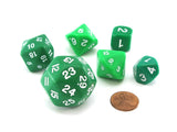Who Knew? Dice Set (Green/White)