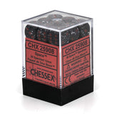Dice 36 Silver Volcano Speckled 12mm D6 Dice Block