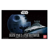 Plastic Model Kit: 1/2700000 Death Star 2 and 1/14500 Star Destroyer Set 2018