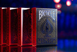 Bicycle JKR10018790 Playing CarDragon Shield Metalluxe Card Game, Blue