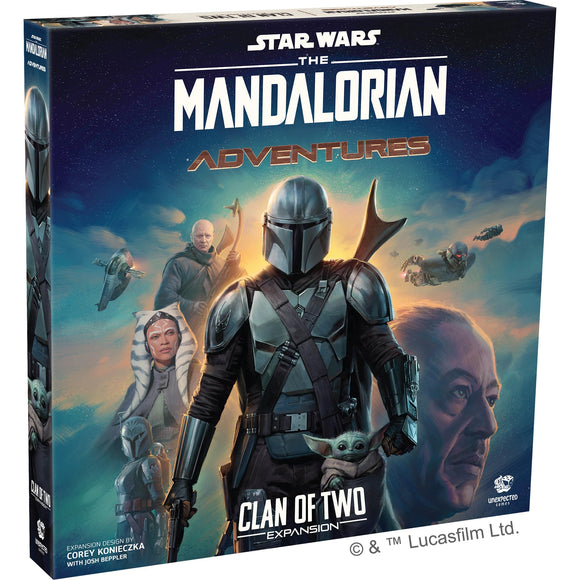 Star Wars: The Mandalorian Adventures Clan of Two Board Game Expansion - Cooperative Strategy Game