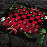 Disney Tim Burton’s The Nightmare Before Christmas Checkers | Featuring Jack Skellington vs. Oogie Boogie | Officially Licensed Disney Game | Collectible 2-Player Game | Ages 6+