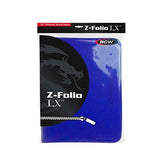 BCW Diversified BCDZF9LXBLU Zipper Folio 9 Pocket LX Album&#44; Blue