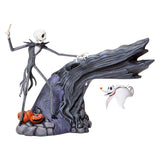 Nightmare Before Christmas Levitation Zero and Jack Skellington Grand Jester Studio Statue