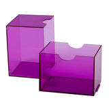 Dragon Shield Deckbox: 100+ Strongbox- Clear Purple
