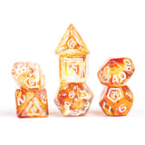 Sirius Dice: Dungeons & Dragons - Adventure Dice Set - Sorcerer Orange