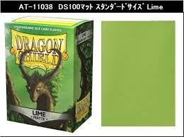Dragon Shield Sleeves: Matte Lime (Box Of 100)
