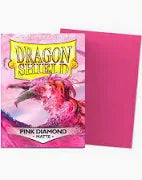 Dragon Shield Sleeves: Pink Diamond (Box Of 100)