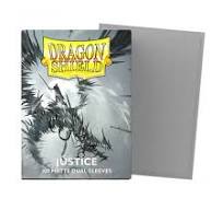 Dragon Shield Dual Sleeves: Matte Justice (Box Of 100)