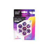 Galaxy Series Moon D6 Dice Set | Set of 12 Six-Sided Dice | Premium Quality Resin Dice for Dice Games, Board Games and Card Games | Cosmic Glittering Design | Black Color | Made by Gamegenic