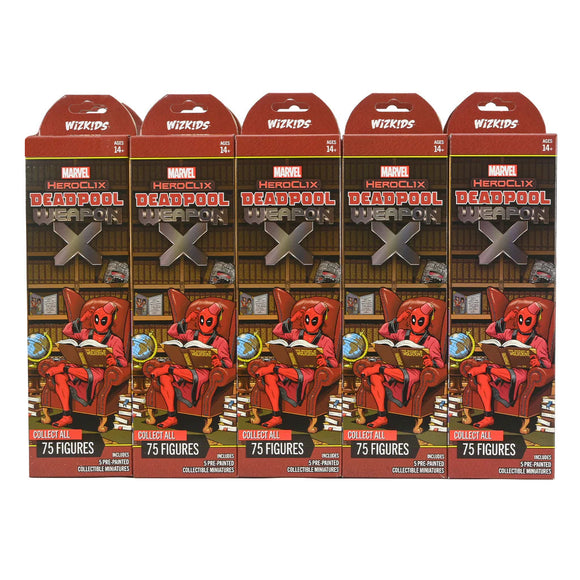 (Preorder) Marvel Heroclix: Deadpool Weapon X Booster Brick (10CT)