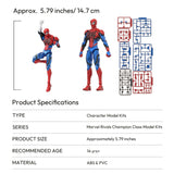 Marvel Blokees: 5.3-inch Champion Class Model Kit- Marvel Rivals- CC06 Spider-Man