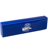 Monster Blue Hydra Deck Storage Box with Self-Locking Magnetic Closure and Removable Compartments- Fits 5 Decks - Sleeved Small and Standard TCG Cards. MTG and More