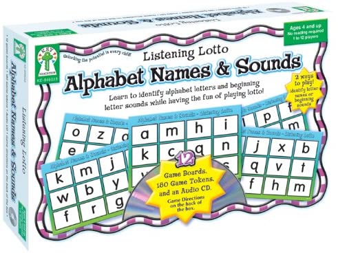 Listening Lotto: Alphabet Names and Sounds - Like New / Base Game