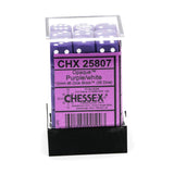 Dice 36 Opaque Purple 12mm D6 Dice Block