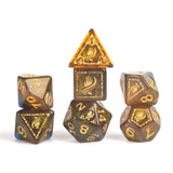 Sirius Dice: Dungeons & Dragons - Adventure Dice Set - Monk Blue / Gold