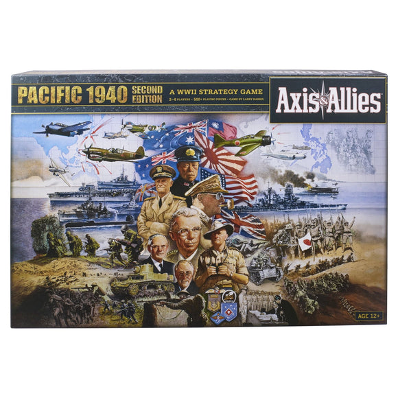 Avalon Hill Axis & Allies Pacific 1940 WWII Strategy Board Game for Kids and Family Ages 12 and Up