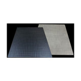 Chessex: Two Color Vinyl Game Mat - Black & Grey Square Pattern