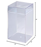 Ultra PRO Storage Display Case for Toy Figurine, 3-3/4" x 3-3/4" x 7-1/16", Clear