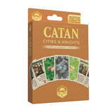 CATAN Cities & Knights Card Accessory (6th Edition) Complete Replacement Set with 36 Commodity Cards & 54 Progress Cards, Made Studio