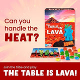 The Table Is Lava - R&R Games, Card Throwing Meeple Game, Dexterity, Ages 14+, 2-4 Players