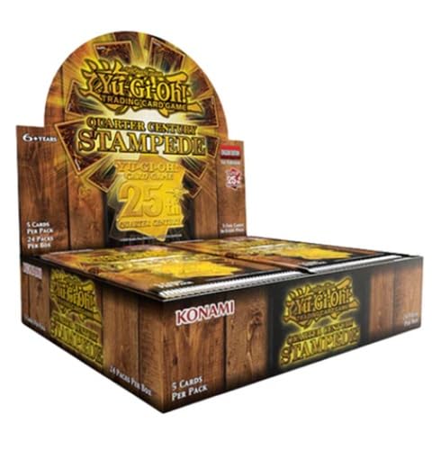 [PRE-ORDER] Konami Yugioh Quarter Century Stampede 1st Edition Booster Box - 24 Packs