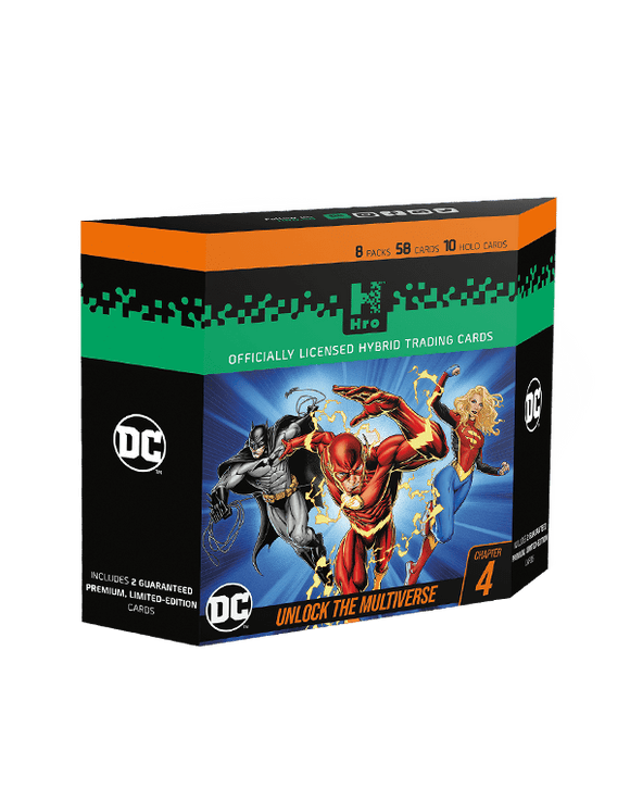 Hro DC Unlock the Multiverse Chapter 4: 8-Pack Premium Hybrid NFT Trading Cards