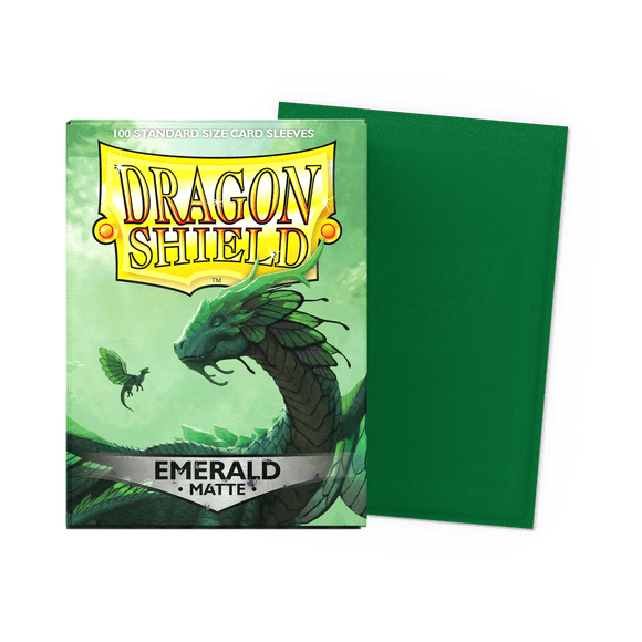 Dragon Shield: Emerald - Matte Sleeves - Standard Size